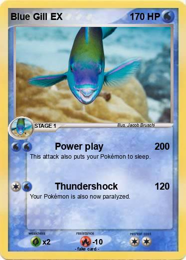Pokemon Blue Gill EX