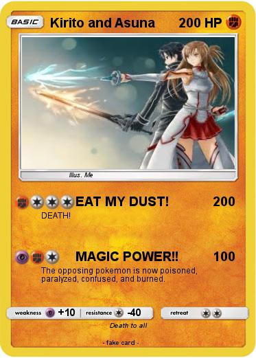 Pokemon Kirito and Asuna