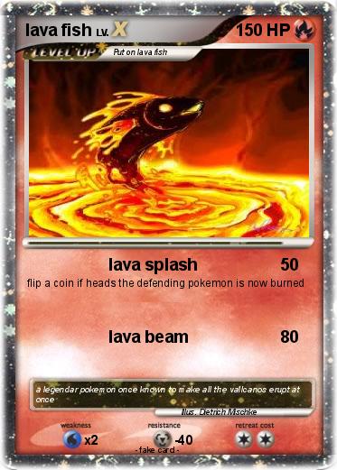 Pokemon lava fish