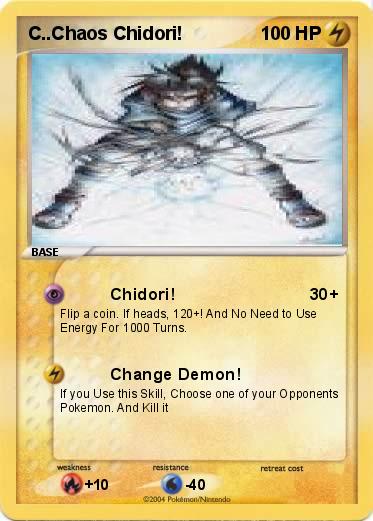 Pokemon C..Chaos Chidori!