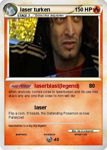 Pokemon laser turken