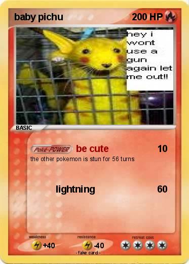 Pokemon baby pichu