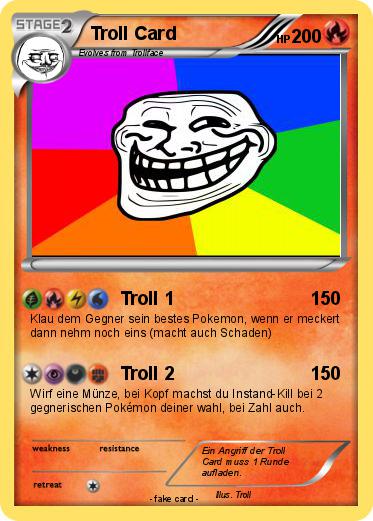 Pokemon Troll Card