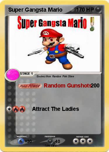 Pokemon Super Gangsta Mario