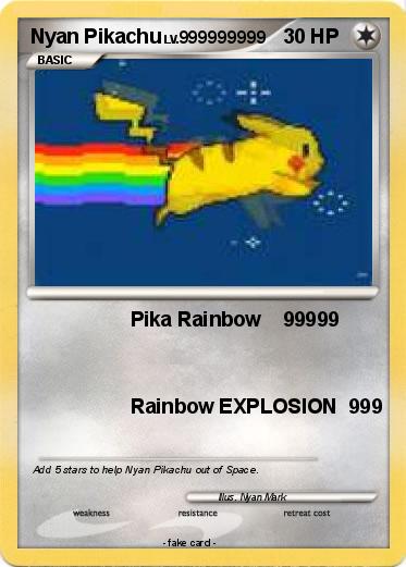 Pokemon Nyan Pikachu