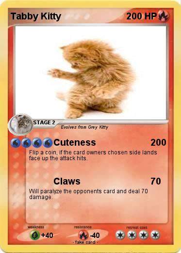 Pokemon Tabby Kitty