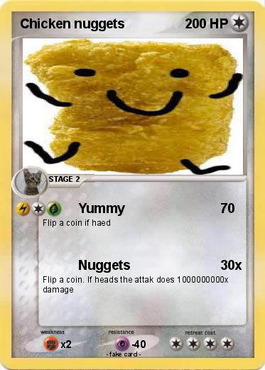 Pokemon Chicken nuggets