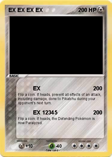 Pokemon EX EX EX EX