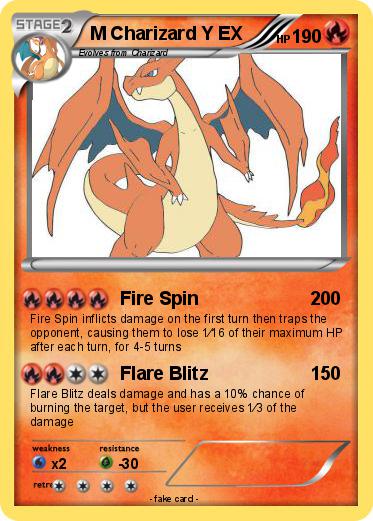Pokemon M Charizard Y EX