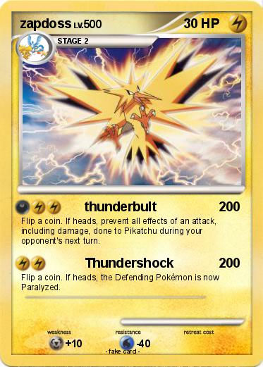 Pokemon zapdoss