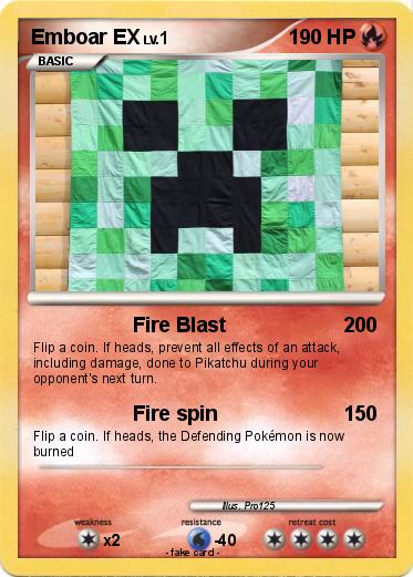 Pokemon Emboar EX