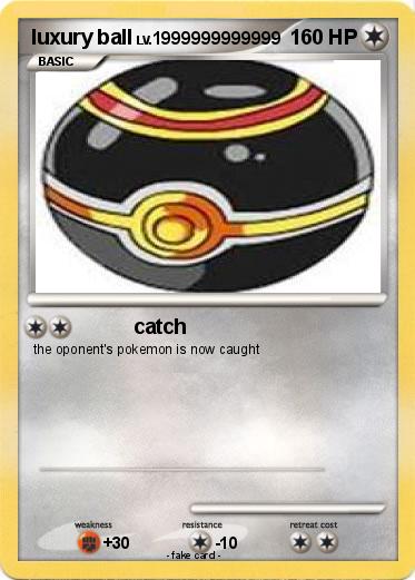 Pokemon luxury ball