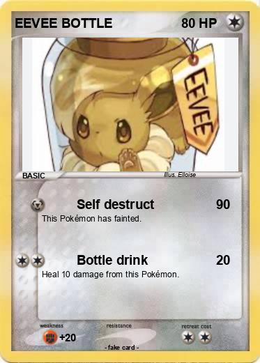 Pokemon EEVEE BOTTLE