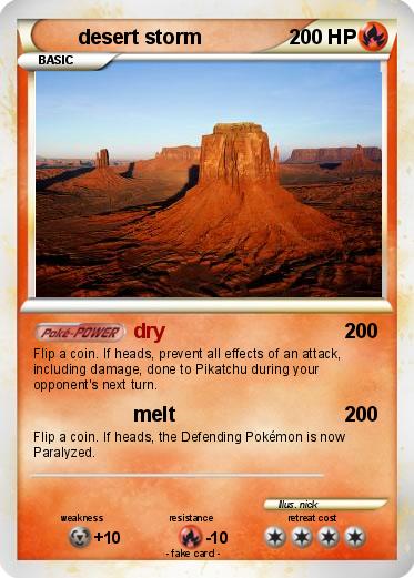 Pokemon desert storm
