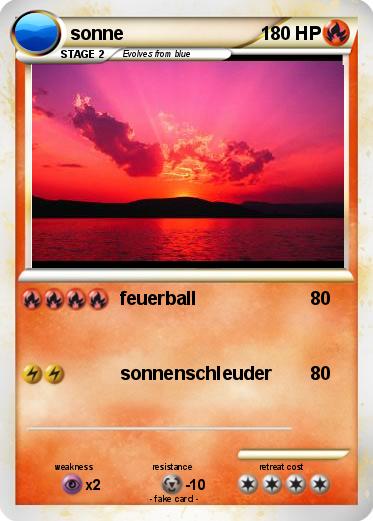 Pokemon sonne