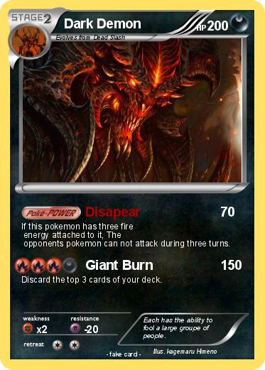 Pokemon Dark Demon