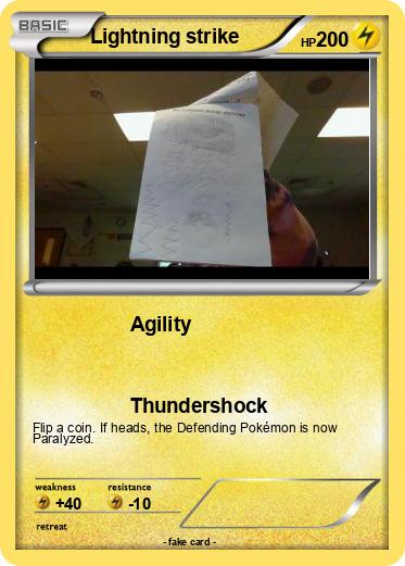 Pokemon Lightning strike