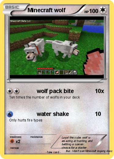 Pokemon Minecraft wolf