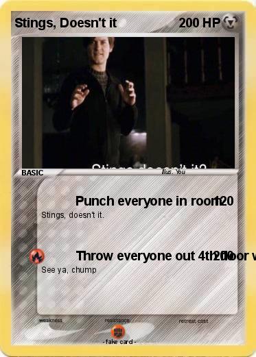 Pokemon Stings, Doesn't it