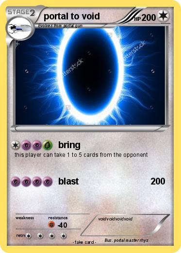 Pokemon portal to void