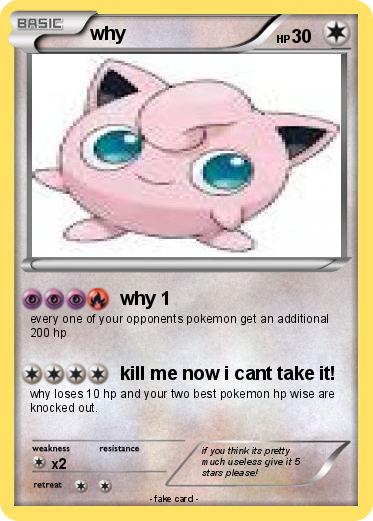 Pokemon why
