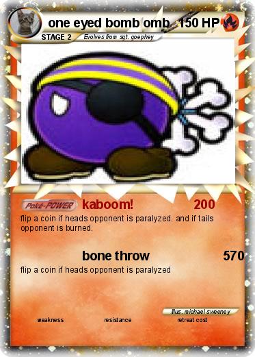 Pokemon one eyed bomb omb