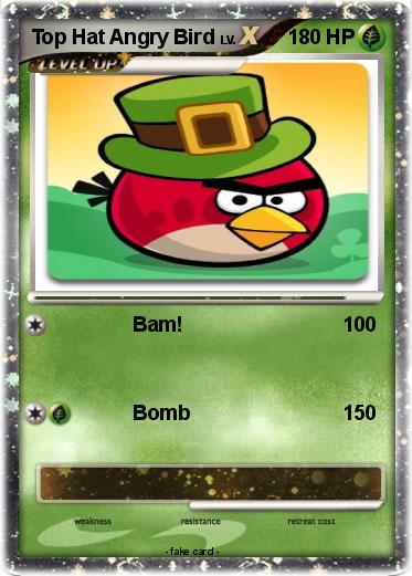Pokemon Top Hat Angry Bird