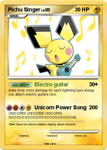 Pokemon Pichu Singer
