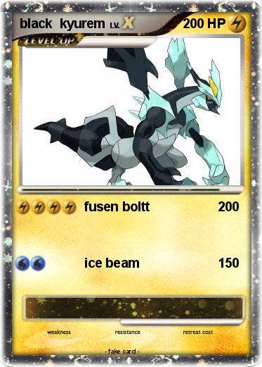 Pokemon black  kyurem