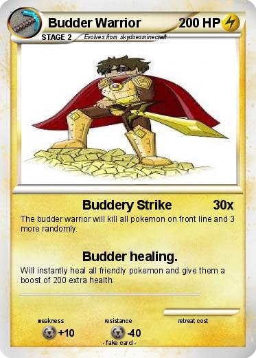 Pokemon Budder Warrior