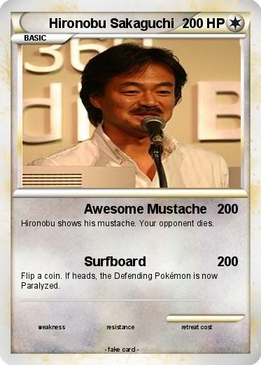 Pokemon Hironobu Sakaguchi