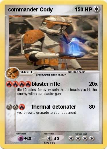 Pokemon commander Cody