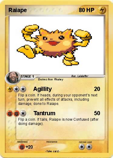 Pokemon Raiape Pokemon Raiape