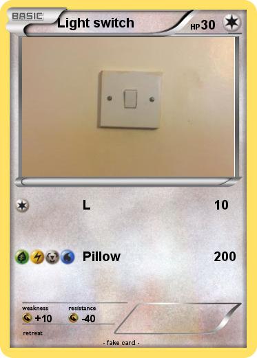 Pokemon Light switch