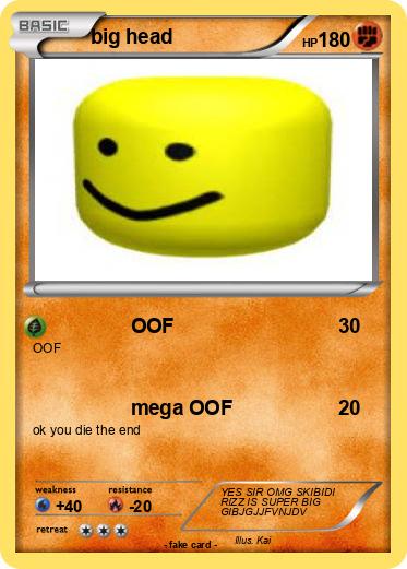 Pokemon big head