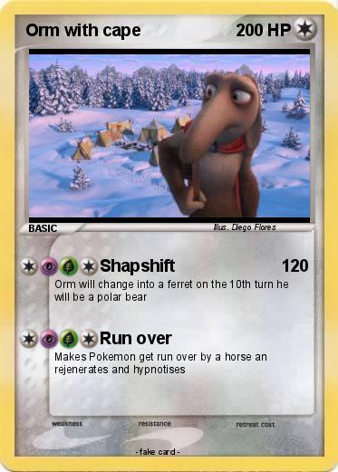 Pokemon Orm with cape