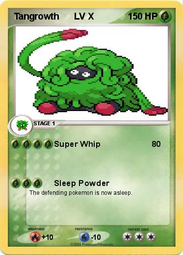 Pokemon Tangrowth      LV X
