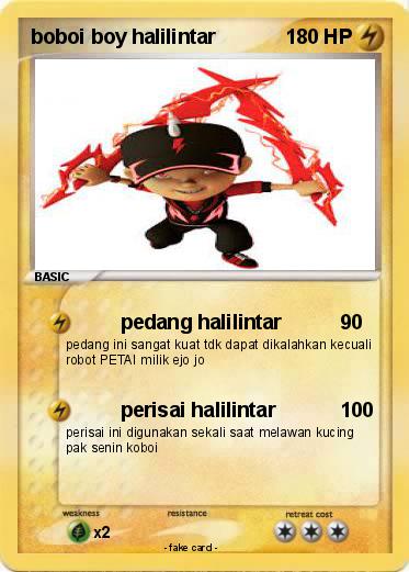 Pokemon boboi boy halilintar