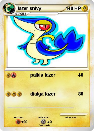 Pokemon lazer snivy