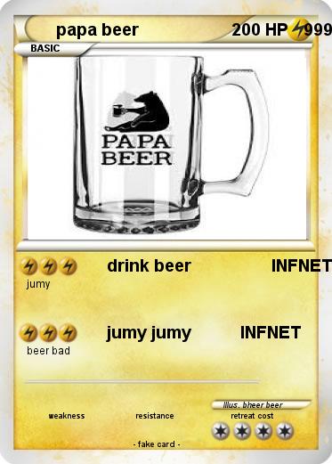 Pokemon papa beer                                     999999