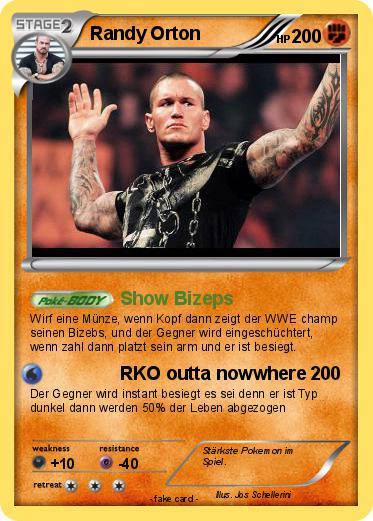 Pokemon Randy Orton