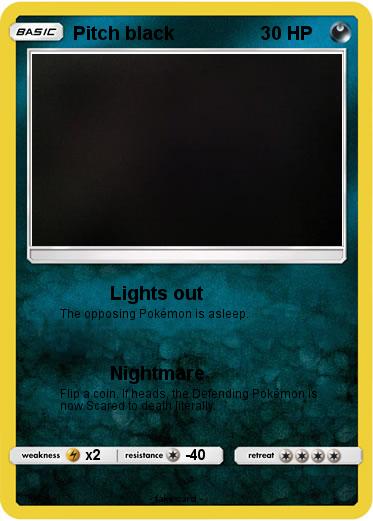 Pokemon Pitch black