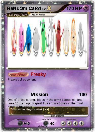 Pokemon RaNdOm CaRd