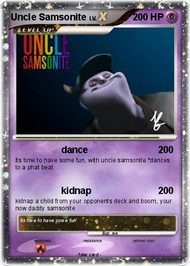 Pokemon Uncle Samsonite