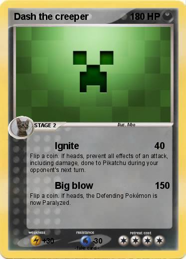 Pokemon Dash the creeper