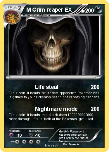 Pokemon M Grim reaper EX
