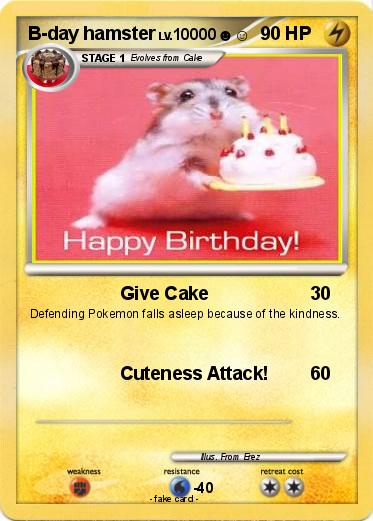 Pokemon B-day hamster
