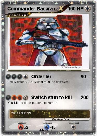 Pokemon Commander Bacara