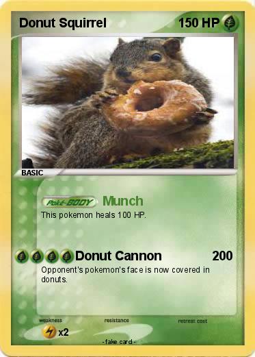 Pokemon Donut Squirrel
