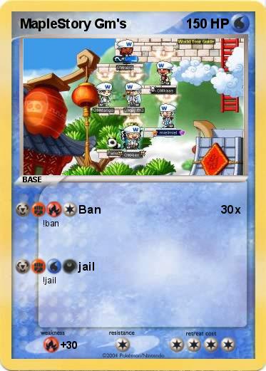 Pokemon MapleStory Gm's